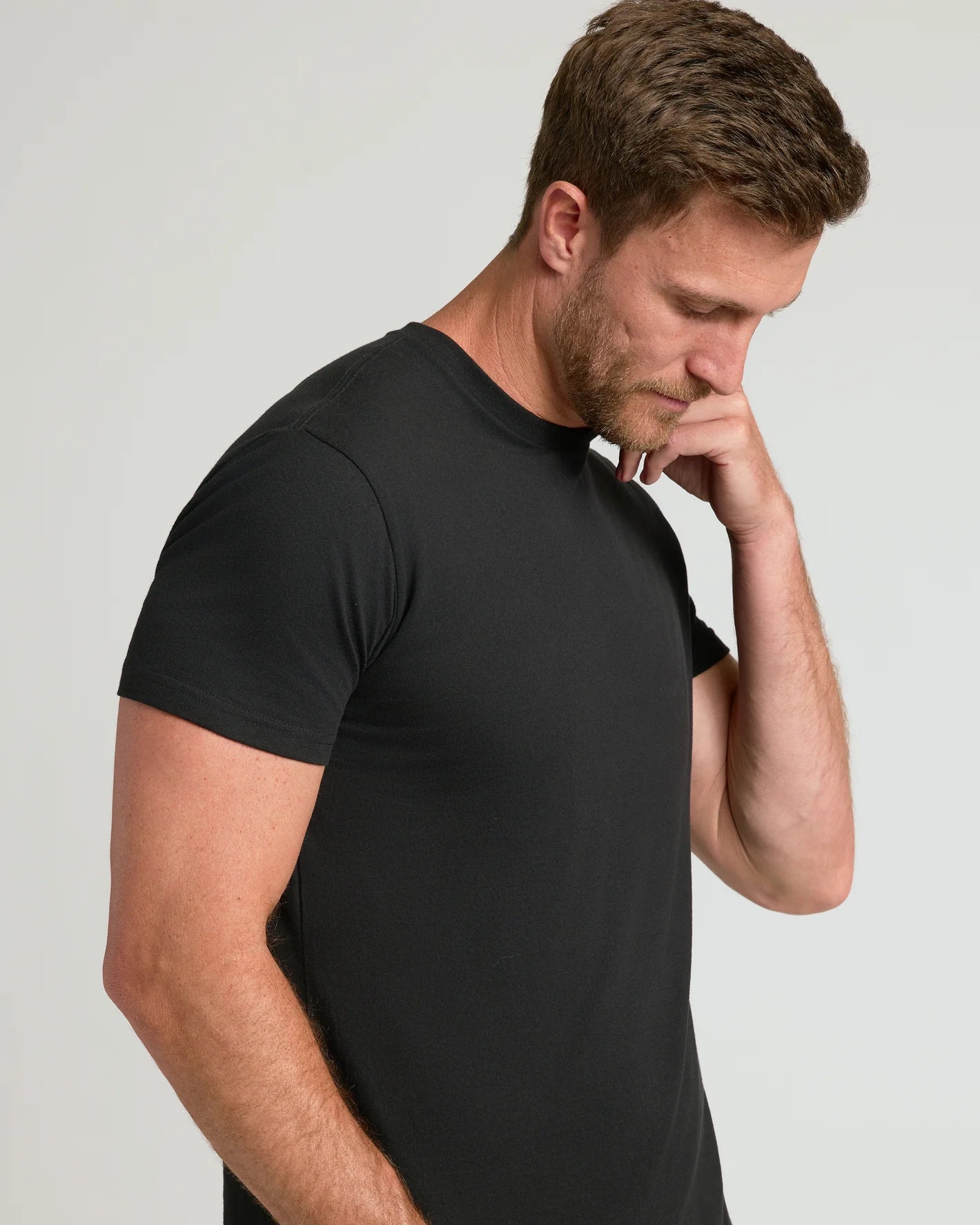 Crew Neck (5-pack) Black