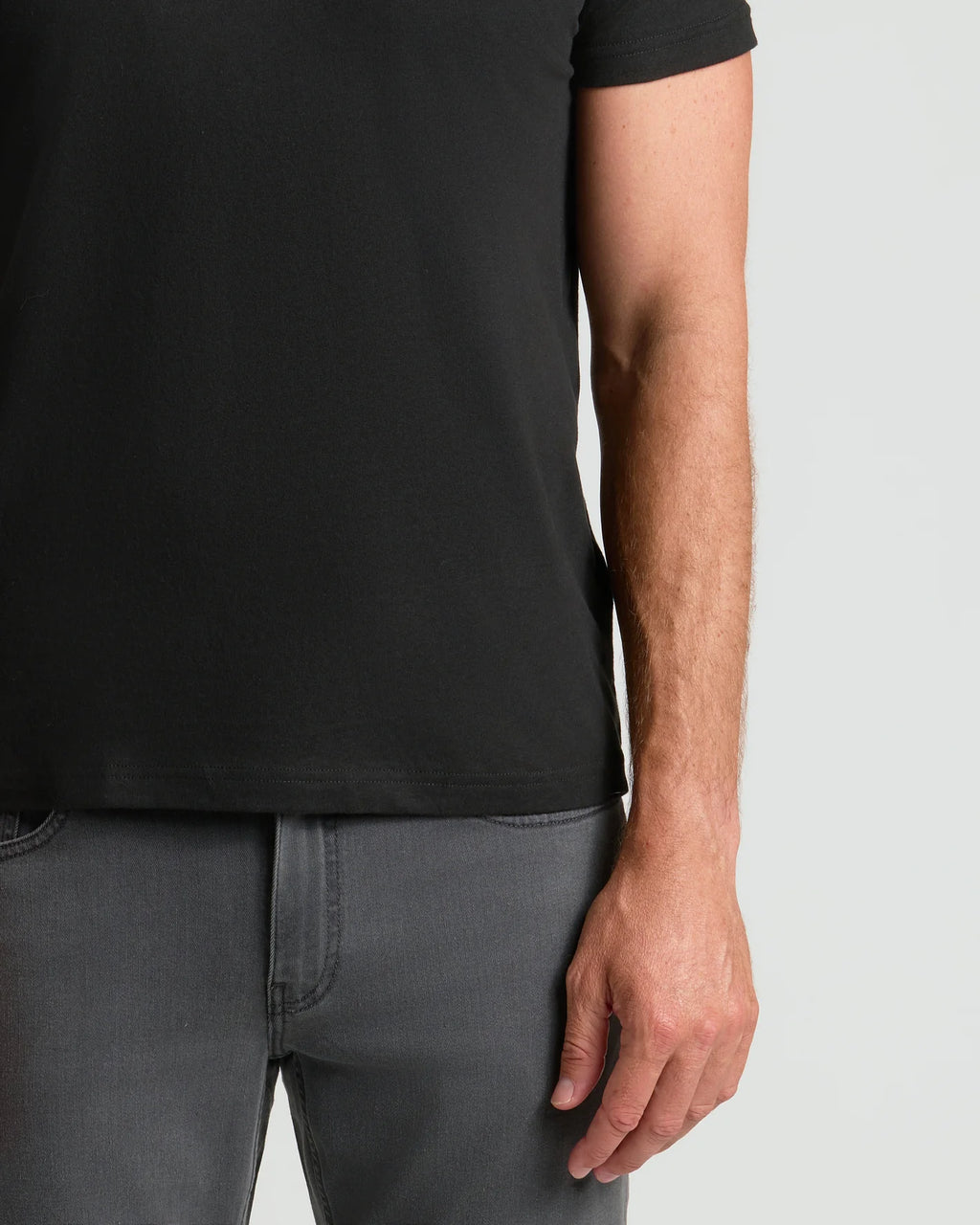 Crew Neck (5-pack) Black