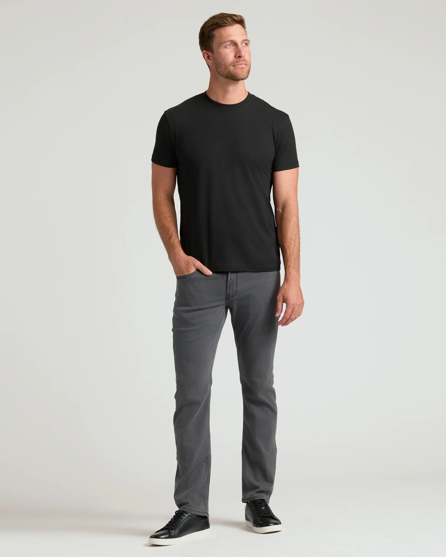 Crew Neck (5-pack) Black