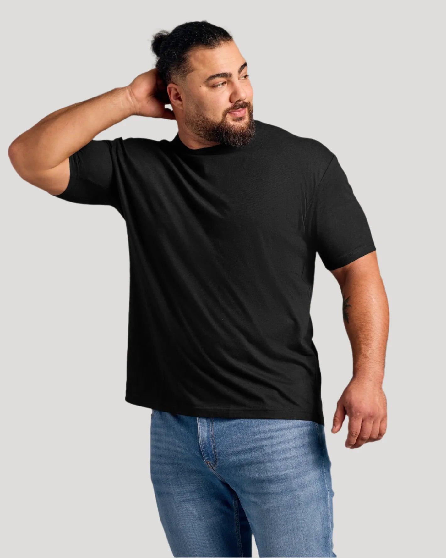 Crew Neck (5-pack) Black