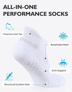 Cushioned Ankle Socks (6-pack)