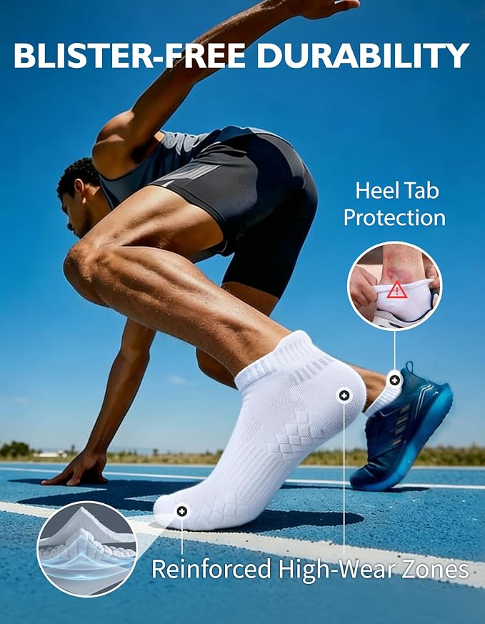 Cushioned Ankle Socks (6-pack)