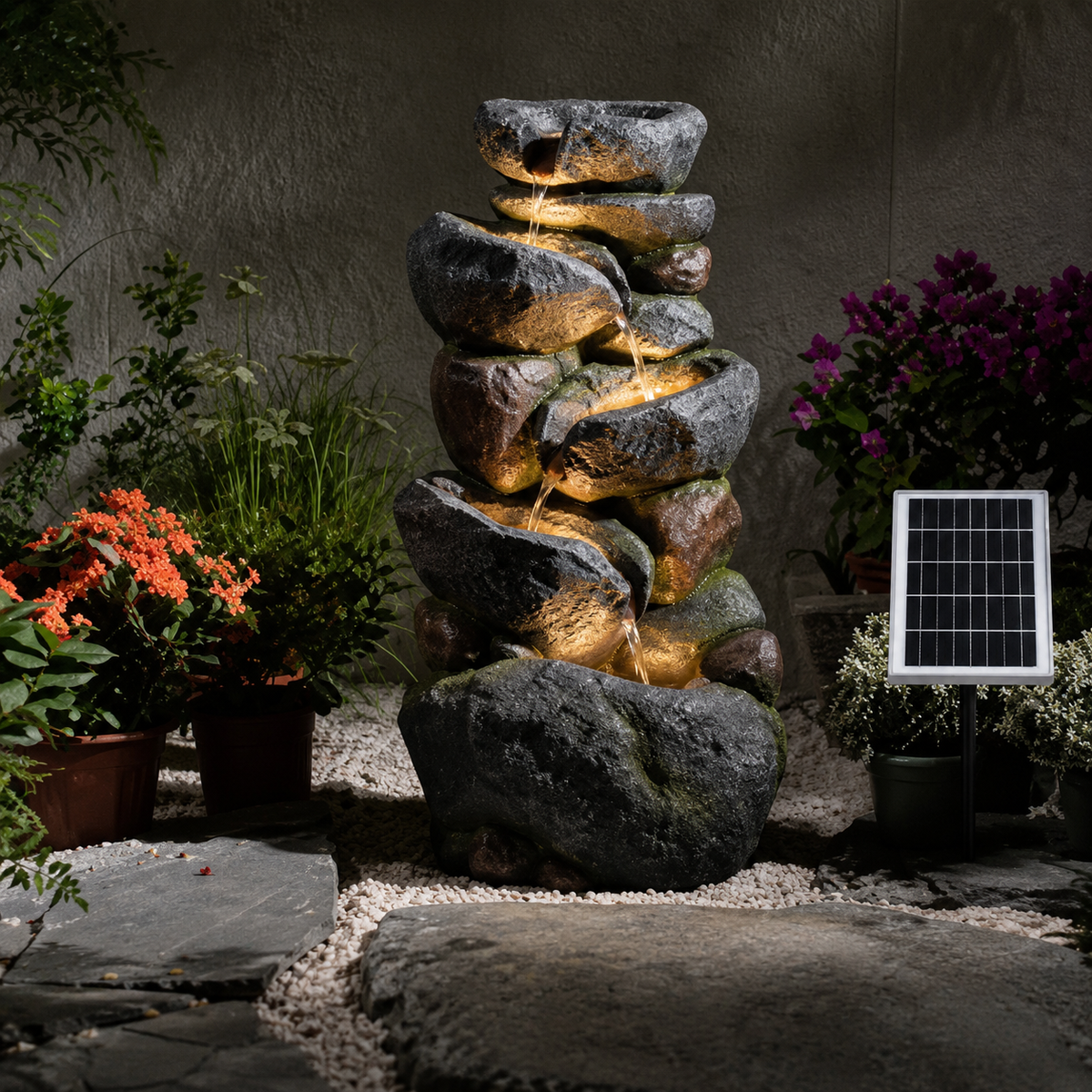 Solar Garden Centerpiece